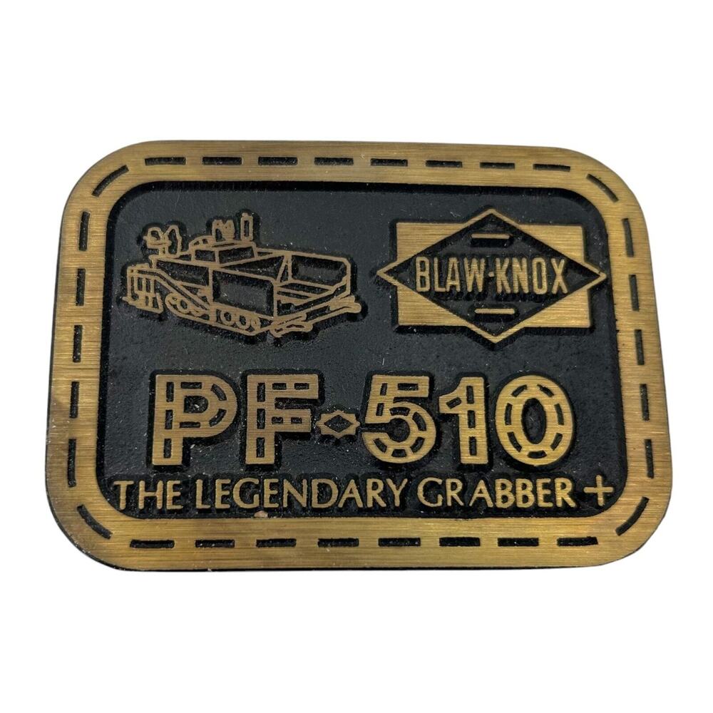 Blaw Knox PF-510 The Legendary Grabber Belt Buckle Asphalt Paving Construction